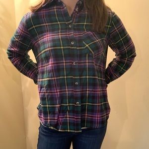Dex Purple and Green Flannel